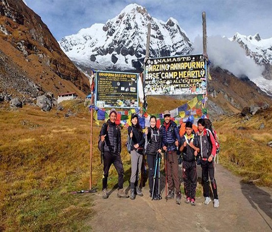{"id":125,"activity_id":14,"destination_id":1,"title":"Annapurna Base Camp Trek - 10 Days","alias":"annapurna-base-camp-trek","overview":"<p>10-day&nbsp;<strong>Annapurna Base Camp trek<\/strong>&nbsp;is a well-known adventure that delights trekkers from around the world; it is located at an elevation of 4130 meters from sea level, where the Annapurna Base Camp serves as an entryway to the immense Mt Annapurna 8,091 meters. Which is the 10th highest peak in the globally. ABC trek assurance an unforgettable experience and attractive trekkers as they get on this eye-catching Himalayas adventure.<\/p>\r\n<p>&nbsp;<\/p>\r\n<p><span data-preserver-spaces=\"true\">Annapurna Sanctuary is: breathtaking, and surrounded by magical peaks such as the&nbsp;<strong>Annapurna I (8,091m)<\/strong>,&nbsp;<strong>Tent Peak (5,695m)<\/strong>,&nbsp;<strong>Gangapurna (7,445m)<\/strong>,&nbsp;<strong>Annapurna South (7,218m)<\/strong>,&nbsp;<strong>Hiunchuli and (6,443m)<\/strong>,&nbsp;<strong>Machhapuchhare (6,993m)<\/strong>. It trek is legendary for its extraordinary height elevation varied, and assorted flora and fauna, making it an astonishing journey.<\/span><\/p>\r\n<p>&nbsp;<\/p>\r\n<h3><span style=\"font-size: 24pt;\"><strong>ABC trekking Route:<\/strong><\/span><\/h3>\r\n<p><span data-preserver-spaces=\"true\">&nbsp;<\/span><\/p>\r\n<p>The trail to ABC passes through delightful villages, green forests with pine and rhododendrons, scenic rice paddies, and terraced farmlands, providing miraculous mountain views. Dip yourself in the majesty of massive mountains and gain insights into the rich Nepalese culture, traditions, and lifestyle.&nbsp;&nbsp;<\/p>\r\n<p>&nbsp;<\/p>\r\n<p><span data-preserver-spaces=\"true\">The journey to ABC trek no doubt makes you feel like you are going on one of the most amazing trips in the world.&nbsp;&nbsp;<\/span><\/p>\r\n<p>&nbsp;<\/p>\r\n<p><span data-preserver-spaces=\"true\">However, the<strong>&nbsp;Annapurna Base Camp trip<\/strong>&nbsp;is not exclusively about sightseeing. During the journey, you have chances to see the typical culture and traditions of racial Gurungs and Magars, etc.<\/span><\/p>\r\n<p>&nbsp;<\/p>\r\n<h3><span style=\"font-size: 24pt;\"><strong>Typical villages and Buddhist Monasteries:<\/strong><\/span><\/h3>\r\n<p>&nbsp;<\/p>\r\n<p><span data-preserver-spaces=\"true\">Along the journey, you will encounter the exciting communities inhabited in&nbsp;<strong>pleasant villages<\/strong>&nbsp;during the foothills of Annapurna regions. Also, you&rsquo;ll come across ancient&nbsp;<strong>Buddhist monasteries<\/strong>&nbsp;and experience the serenity of their exotic traditions.<\/span><\/p>\r\n<p>&nbsp;<\/p>\r\n<p><strong>Ghandrunk and Chhumrung<\/strong>&nbsp;are beautiful villages of Gurungs as well. It is rich culture and natural beauty. The Annapurna region trek is even made gorgeous; explore the small ethnic villages living in harmony. One such important village is Ghandruk gained the renown of model Gurung village in these areas. Most people live in this village of Gurung customs and have potted their unique culture and traditions. There is an old Gurung Museum where you may discover about their own culture and costumes to take photos you&rsquo;ll spend overnight at Ghandruk and try some local cuisines.<\/p>\r\n<p>&nbsp;<\/p>\r\n<h3><span style=\"font-size: 24pt;\"><strong>10-days Annapurna Base Camp Trek Itinerary 2024\/2025:<\/strong><\/span><\/h3>\r\n<p>&nbsp;<\/p>\r\n<p><span data-preserver-spaces=\"true\">The Annapurna Sanctuary trek program typically begins and ends at Nayapul. It can also be adapted as part of the Annapurna round trek, which is a longer and more wide-ranging trekking experience.<\/span><\/p>\r\n<p>&nbsp;<\/p>\r\n<p><span data-preserver-spaces=\"true\">To begin your ABC trek with Poon Hill, you&rsquo;ll drive from the capital city of&nbsp;<strong>Kathmandu to <a href=\"https:\/\/www.himalayanlocalguide.com\/pokhara-valley\">Pokhara<\/a><\/strong>, where the trekking adventure starts along the trekking trail Birethanti, Ghorepani, Chhumrung follows the Modi Khola and walking through the lush green forests of bamboo, pine, and rhododendrons.<\/span><\/p>\r\n<p>&nbsp;<\/p>\r\n<p><span data-preserver-spaces=\"true\">Trekking continues as you ascend; you notice the plants increasingly thinning and the pass narrow to a meager little more hundred meters wide ahead reaching the Hinku Cave.<\/span><\/p>\r\n<p>&nbsp;<\/p>\r\n<h3><span style=\"font-size: 24pt;\"><strong>Physical fitness level and Natural beauty:&nbsp;<\/strong><\/span><\/h3>\r\n<p>&nbsp;<\/p>\r\n<p><span data-preserver-spaces=\"true\">This trek is an outstanding opportunity to moderate a difficult trip, and you need a good physical fitness level to immerse yourself in the landscape's beauty and discover the various cultures of these regions, With its royal mountains, unique culture, and traditions encounters, this trip offers a once in a lifetime your journey. Travel around the astonishment of the Annapurna region and make an unforgettable memory on the ABC trek.&nbsp;&nbsp;<\/span><\/p>\r\n<p>&nbsp;<\/p>\r\n<h3><span style=\"font-size: 24pt;\"><strong>Natural Hot spring at Jhinu Danda:<\/strong><\/span><\/h3>\r\n<p>&nbsp;<\/p>\r\n<p>The&nbsp;<strong>10-day Annapurna Base Camp Trekking<\/strong>&nbsp;route covered the Jhinu Danda hot spring on the way back. It is believed that natural hot spring water has a particular curative quality for relieving skin aches and pains. It also has a religious significance, and it is claimed that taking a hot spring bath cleanses the strength. So, you can take a sudden bath in the hot spring end of your ABC trip.<\/p>\r\n<p>&nbsp;<\/p>\r\n<p><span style=\"font-size: 14pt; color: #000000;\"><strong>Note:<\/strong><\/span>&nbsp;after the trek, you can explore the Pokhara valley, where you can visit David Falls, Gupteshor Cave, and the mountain museum also, you can go boating, it is near your Hotel, it will make more fun and if the skies are blue than, you will able to see the Annapurna range from the Phewa lake.<\/p>","cost_includes":"<ul>\r\n<li>International<span>&nbsp;<\/span><strong>Airport - Hotel - Airport<\/strong><span>&nbsp;<\/span>Pick up and drop by private car\/van\/jeep \/ Hiace: depending on the Group Size.<\/li>\r\n<li>Transportation service both ways from. Kathmandu &ndash; Pokhara &ndash; Kathmandu by Tourist or local Bus.<\/li>\r\n<li>Pokhara &ndash; Nayapul - Pokhara by<span>&nbsp;<\/span><strong>Taxi or car<\/strong>.<\/li>\r\n<li>A Full Board basis foods B+L+D<span>&nbsp;<\/span><strong>(lunches, dinners, and breakfasts)<\/strong><span>&nbsp;<\/span>Choose; by menu.<\/li>\r\n<li><strong>ACAP<\/strong><span>&nbsp;<\/span><strong>Permit<\/strong><span>&nbsp;<\/span>(Annapurna conservation area Project).<\/li>\r\n<li><strong>TIMS Card<\/strong><span>&nbsp;<\/span>(Trekking Information Management System).<\/li>\r\n<li>The HLG team is a professional, strong, and Government trained English-speaking Guide, His Salary is three times the meals, Insurance and equipment, etc.<\/li>\r\n<li>Strong: porters during the trek<span>&nbsp;<\/span><strong>(1 porter for 2 Clients)<\/strong>.<\/li>\r\n<li>Trekking Lodges<span>&nbsp;<\/span><strong>(Tea House \/ Guest House)<\/strong><span>&nbsp;<\/span>During the Trek.<\/li>\r\n<li>Assistant. Guide for group 5 or above.<\/li>\r\n<li>Approval of Certificate. After the successful trekking.<\/li>\r\n<li>Supplementary; energy bar, crackers, Cookies, Halls, etc.<\/li>\r\n<li>Seasonal fruit likes; Apples, Oranges, pomegranates, Blackberries, etc.<\/li>\r\n<li>First Aid kit box. (Guide will carry it).<\/li>\r\n<\/ul>","cost_excludes":"<ul>\r\n<li><strong>Hard &amp; cold drinks<\/strong>, such as beer, mineral water, cock, Fanta Whisky, etc.<\/li>\r\n<li>Your: expenses Such as; laundry, telephone, WIFI, Hot Shower, Shopping, etc.<\/li>\r\n<li><strong>Tea and coffee<\/strong><span>&nbsp;<\/span>of your choice every mealtime.<\/li>\r\n<li>Your International airfare.<\/li>\r\n<li>Nepal visa fee. (15 Days -25 U$D | 30 Days &mdash; 40U$D |, and 90 Days &mdash; 100 U$D.<\/li>\r\n<li><strong>Hotel:<span>&nbsp;<\/span><\/strong>in Kathmandu and Pokhara with food.<\/li>\r\n<li><strong>Trekking<\/strong><span>&nbsp;<\/span>Equipment.<\/li>\r\n<li><strong>Travel insurance<\/strong><span>&nbsp;<\/span>is just in case.<\/li>\r\n<li><strong>Tips<\/strong><span>&nbsp;<\/span>for Guide and porters.<\/li>\r\n<\/ul>","faq":"<p><strong>What is the highest point of Annapurna Base Camp Trek?<\/strong><\/p>\r\n<p>The main highest point of Langtang Trek is 4130meters.<\/p>\r\n<p><strong>Is it possible to do private trek?<\/strong><\/p>\r\n<p>Yes, you can do it privately trek with our local trekking guide and Porters.<\/p>\r\n<p><strong>When is the best season to Annapurna Base Camp Trek?<\/strong><\/p>\r\n<p>Best time to do Annapurna Base Camp trek from (September &ndash; October &ndash; November - December), February &ndash; March &ndash; April &ndash; May).<\/p>\r\n<p><strong>What types of permits are needed for Annapurna Base Camp Trek?<\/strong><\/p>\r\n<p>TIMS Card (Trekking information Management System), ACAP (Annapurna Conservation Area Permit).<\/p>\r\n<p><strong>How to avoid the altitude mountain sickness in Annapurna Base Camp Trek?<\/strong><\/p>\r\n<ul>\r\n<li>Do not drink alcohol &amp; smoke<\/li>\r\n<li>Walk slowly while you climb up hill<\/li>\r\n<li>Take a garlic soup and ginger tea<\/li>\r\n<li>Drink water 3 to 4 liters per day<\/li>\r\n<li>Do acclimatization and rest<\/li>\r\n<li>Take a Diamox as per instructors if you got AMS symptoms<\/li>\r\n<\/ul>\r\n<p><strong>Can I change my currency in Nepal?<\/strong><\/p>\r\n<p>Yes, you can change your currency in Nepal; we will help you to exchange your currency<\/p>\r\n<p><strong>What is the booking &amp; payment system for Annapurna Base Camp Trek?<\/strong><\/p>\r\n<p>The trekker&rsquo;s need to be paid 13% of the full trip cost in advance and remaining of the funds for trekking can be made on arrival in Kathmandu. For the booking of your trek please kindly you may go through the system of &ldquo;BOOKING&rdquo; form, click on there and make your reservation.<\/p>\r\n<p><strong>Can I get the internet on the Annapurna Base Camp Trek?<\/strong><\/p>\r\n<p>Yes, you can get the internet; most of the tea house has Wi-Fi.<\/p>\r\n<p><strong>Can I charge my camera battery and cell Phone on the Annapurna Base Camp Trek?<\/strong><\/p>\r\n<p>Yes, you can charge your camera battery and phone; they have electricity and Solar Panel.<\/p>\r\n<p><strong>Is it difficult to do Annapurna Base Camp Trek?<\/strong><\/p>\r\n<p>It is moderate trek and normally, we have to walk 7 to 14 days.<\/p>\r\n<p><strong>Is it safe for a solo female traveler?<\/strong><\/p>\r\n<p>Yes, it is safe for a solo female travel, ours teams are responsible, and who are leading the solo travel through the Nepal Himalayas regions.<\/p>\r\n<p><strong>Is it possible to get ATM and Bank on the Annapurna Base Camp Trek?<\/strong><\/p>\r\n<p>No, it is not possible to get ATM and Bank on the Annapurna Base Camp trek, so you must to takes Nepali currency from the Kathmandu.<\/p>\r\n<p><strong>Do I need to take a sleeping bag on the trek?<\/strong><\/p>\r\n<p>Yes, you need to take a sleeping bag during the trek; it is difficult to get blanket on the lodges because so many Guides and porters does not have blanket.<\/p>\r\n<p><strong>Could I get professional local trekking Guide and Porters team?<\/strong><\/p>\r\n<p>Yes, of course we will provide you professional local trekking guide and porter&rsquo;s team, who are from the same place or Himalayas region, our guide have details knowledge of the Himalayas and government license holder trained, speak very well English. Our porters are fully helpful and friendly.<\/p>","useful_info":"<h4><strong><span data-preserver-spaces=\"true\">Minimum to Maximum high elevation:<\/span><\/strong><\/h4>\r\n<p><span data-preserver-spaces=\"true\">These treks take us through the Annapurna Conservation Area Project (ACAP), which is situated at a high altitude between 830 to 8091 meters from sea level. Our main final goal is to reach Annapurna Base Camp at 4130 meters.<\/span><\/p>\r\n<h4><strong><span data-preserver-spaces=\"true\">Weather Conditions during the 10 Days ABC Trek:<\/span><\/strong><\/h4>\r\n<p><span data-preserver-spaces=\"true\">The Annapurna oversees seasonal diversity in its weather, the white snow-capped mountains regions do not become hot, in summer even though it might be up to 20 to 25&deg;C during the day time, the temperature drops as low as -10 to -15&deg;C at morning and night. These times will be blue skies, and you will be able to see the Magical Himalayas range. Summer and spring are the best times to explore the Nepal treks.&nbsp;<\/span><\/p>\r\n<h4><strong><span data-preserver-spaces=\"true\">Transportations services:<\/span><\/strong><\/h4>\r\n<p><span data-preserver-spaces=\"true\">You will travel both ways by tourist bus from Kathmandu to Pokhara and Kathmandu, from Pokhara to Nayapul and Pokhara by taxi or car, Nayapul, which is the trekking starting and ending point.<\/span><\/p>\r\n<p><strong><span data-preserver-spaces=\"true\">Option:<\/span><\/strong><span data-preserver-spaces=\"true\">&nbsp;Kathmandu to Pokhara and Kathmandu, you can take the way flight also possible, which takes around 30 minutes flight, but the cost is extra and you will enjoy the aerial vista of Kathmandu and Pokhara if the weather is clear then you will be able to observe the best views of mountains range from the fly.<\/span><\/p>\r\n<h4><strong><span data-preserver-spaces=\"true\">Accommodation during the ABC:<\/span><\/strong><\/h4>\r\n<p><span data-preserver-spaces=\"true\">During the trek, the Accommodation on the trail will be at a trekking lodge or tea House. The diffident guest houses are typical and offer basic rooms with two beds, mattresses, bed covers, blankets, and pillows. However, if you are solo then you must share a room with other trekkers during the peak seasons.<\/span><\/p>\r\n<h4><strong><span data-preserver-spaces=\"true\">Foods:<\/span><\/strong><\/h4>\r\n<p><span data-preserver-spaces=\"true\">During the trek, every tea house and lodge has a menu system. Our Guide will provide you with a menu. You can look at and choose the meals yourself, Dal Bhat is a typical Nepalese dish. It comes with white rice, lentil soup, vegetables, salad, papads, and pickles in any style. This dish is served to you for Lunch and dinner. It is high in protein and carbohydrates and gives you more energy for trekking. Also, you can choose other foods like MOMO, Spaghetti, Pizza, fried potatoes, Macaroni, Thukpa, Noodles soup. For breakfast, you can have toast with fried eggs, Porridge of any style, Pancake with Jam or Honey, Bread, Muesli, and Chapati.<\/span><\/p>\r\n<h4><strong><span data-preserver-spaces=\"true\">Toilet restroom:<\/span><\/strong><\/h4>\r\n<p><span data-preserver-spaces=\"true\">The toilet is not like the Western, you get the basic toilet, and you must share it with other hikers. Some tea houses have Western toilets, which will be more comfortable for you during the trek.<\/span><\/p>\r\n<h4><strong><span data-preserver-spaces=\"true\">Shower Room:<\/span><\/strong><\/h4>\r\n<p><span data-preserver-spaces=\"true\">Along the Annapurna trek, you will get a hot shower by Gas, Solar power, or bucket shower. However, a Hot shower is not included in the Package trip. It is an extra cost. They might charge around NPR 300 to 500 for each person.<\/span><\/p>\r\n<h4><strong>TREKKING EQUIPMENT LIST:<\/strong><\/h4>\r\n<p><strong>Body Clothing:<\/strong><\/p>\r\n<ul>\r\n<li>Sleeping Bag<\/li>\r\n<li>Down Jacket<\/li>\r\n<li>Three pairs of trekking t-shirts<\/li>\r\n<li>Long sleeved shirts<\/li>\r\n<li>Thermal Shirt for Colder place<\/li>\r\n<li>Fleece Jacket<\/li>\r\n<li>Warm wool Sweaters<\/li>\r\n<li>Waterproof and windproof Jacket<\/li>\r\n<li>Cotton Trekking pants with folding<\/li>\r\n<li>Waterproof and windproof pants<\/li>\r\n<\/ul>\r\n<p><strong>Head and Face:<\/strong><\/p>\r\n<ul>\r\n<li>Sun Hat<\/li>\r\n<li>Wool or fleece hat<\/li>\r\n<li>Headlight<\/li>\r\n<li>Sunglass<\/li>\r\n<li>Sunscreen 50<\/li>\r\n<li>Face wipes and towel<\/li>\r\n<\/ul>\r\n<p><strong>List of Foot wears:<\/strong><\/p>\r\n<ul>\r\n<li>Trekking Boats<\/li>\r\n<li>&frac34; Paris Preferably Cotton Socks<\/li>\r\n<li>Crampon<\/li>\r\n<li>One pairs extra Sport Shoes<\/li>\r\n<\/ul>\r\n<p><strong>Necessary Gears:&nbsp;<\/strong><\/p>\r\n<ul>\r\n<li>Gaiters just in case if snow<\/li>\r\n<li>Gloves and Thick Gloves<\/li>\r\n<li>Big rucksack above the 40 L<\/li>\r\n<li>Waterproof Bag Cover<\/li>\r\n<li>Rain Coat<\/li>\r\n<li>Trekking Pole (if you needed)<\/li>\r\n<li>Laundry Soap<\/li>\r\n<li>Shampoo<\/li>\r\n<li>Toothbrush<\/li>\r\n<li>Toilet papers<\/li>\r\n<li>Water peals<\/li>\r\n<li>Bottle for drinking water<\/li>\r\n<li>Pen and Note Book<\/li>\r\n<li>Copy and Tourist Guide Book<\/li>\r\n<li>Camera<\/li>\r\n<li>Battery charger<\/li>\r\n<li>Memory card<\/li>\r\n<li>Cell Phone and Charger<\/li>\r\n<li>Money Wallet<\/li>\r\n<li>Altimeters and Playing card<\/li>\r\n<\/ul>\r\n<p><strong>First aid Kid:<\/strong><\/p>\r\n<ul>\r\n<li>Diamox<\/li>\r\n<li>Cotton bandages<\/li>\r\n<li>Paracetamol<\/li>\r\n<li>Painkillers<\/li>\r\n<li>Loperamide to Control diarrhea (just in Case).<\/li>\r\n<li>Water purified tablets<\/li>\r\n<li>Lozenges<\/li>\r\n<li>Elastic bandages<\/li>\r\n<li>Thermometer<\/li>\r\n<li>Moleskin and sling.<\/li>\r\n<\/ul>","trip_highlights":"<ul>\r\n<li><span data-preserver-spaces=\"true\" style=\"font-size: 14pt;\">Notable sunrise view from Poon Hill.<\/span><\/li>\r\n<li><span data-preserver-spaces=\"true\" style=\"font-size: 14pt;\">Magical mountain views of Mt. Dhaulagiri, Nilgiri, Annapurna South, Hiunchuli, Gagapurna, Tent Peak, and Machhapuchhare.<\/span><\/li>\r\n<li><span data-preserver-spaces=\"true\" style=\"font-size: 14pt;\">Reach to Annapurna Base Camp (4130m).<\/span><\/li>\r\n<li><span data-preserver-spaces=\"true\" style=\"font-size: 14pt;\">Take a bath at the Natural Hot Spring at Jhinu Danda.<\/span><\/li>\r\n<li><span data-preserver-spaces=\"true\" style=\"font-size: 14pt;\">See the wilderness with diverse flora and fauna.<\/span><\/li>\r\n<li><span data-preserver-spaces=\"true\" style=\"font-size: 14pt;\">Majestic vista of mountains and glaciers from ABC.<\/span><\/li>\r\n<li><span data-preserver-spaces=\"true\" style=\"font-size: 14pt;\">Typical village and culture along the journey.<\/span><\/li>\r\n<\/ul>","trip_benefits":"<ul>\r\n<li><span style=\"font-size: 14pt;\">Airport transportation on arrival and departure days (our staff will do pick you up and drop you off).<\/span><\/li>\r\n<li><span style=\"font-size: 14pt;\">Arrangement Trekking equipment such as the Sleeping bags and down jackets (if you do not have own) its rental included if needs.<\/span><\/li>\r\n<li><span style=\"font-size: 14pt;\">First Aid Kit Medical.<\/span><\/li>\r\n<li><span style=\"font-size: 14pt;\">Trip Route Map, Outline itinerary and printed (Himalayan Local Guide Pvt. Ltd) Hiking T-shirt.<\/span><\/li>\r\n<li><span style=\"font-size: 14pt;\">We provide an Oximeter to measure your Oxygen and Pulse at high altitude sickness to find out the accurate your health Condition when you are in the Himalaya.<\/span><\/li>\r\n<\/ul>","transportation":"Tourist Bus and Car","trip_meals":null,"trip_accommodation":null,"trip_video":null,"trip_map":245,"group_size":"1-20","discount":null,"duration":10,"cost":"{\"1\":\"730\",\"2\":\"670\",\"6\":\"650\",\"10\":\"630\"}","trek_hours":null,"trip_altitude":4130,"trip_best_season":null,"fitness_ability":null,"difficulty":"4","trip_start_from":"Nayapul","trip_end_at":"Nayapul","specialist_name":null,"specialist_email":null,"specialist_phone":null,"currency":"$","views":151,"year_trip":0,"best_selling":0,"featured":0,"addons":null,"status":1,"seo":"{\"ogtitle\":\"Annapurna Base Camp Trek - 10 Days Itinerary | Himalayan Local Guide\",\"ogkey\":\"annapurna base camp trek, annapurna base camp trekking , annapurna base camp trek itinerary, annapurna base camp trek 2024\\\/2025\",\"ogdesc\":\"10-day Annapurna Base Camp trek is a well-known adventure that delights trekkers from around the world; it is located at an elevation of 4130 meters from sea\"}","created_at":"2024-04-14T05:12:24.000000Z","updated_at":"2024-05-06T00:08:45.000000Z"}