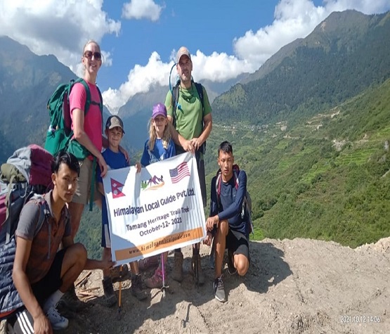 {"id":15,"activity_id":15,"destination_id":1,"title":"Tamang Heritage Trail Trek - 8 Days","alias":"tamang-heritage-trail-trek-8-days","overview":"<p>Embark on a trip where you explore the ancient culture and incredible landscapes interweave in the&nbsp;<strong>8-day Tamang Heritage Trail Trek<\/strong>. It is a new trekking destination in the Langtang region. This trip offers a unique immersion in the rich culture and lifestyle of the Tamang and Tibetan peoples, also one of the dominant tribal groups in this area. This trek also revealed glorious Himalaya's vistas, nature, and&nbsp;rural valley, located&nbsp;at&nbsp;close to the Tibet border with its hidden valley gem trails and homestay experiences. The Tamang Heritage Trek offers a genuine and exciting journey.&nbsp;<\/p>\r\n<p>&nbsp;<\/p>\r\n<h3><span style=\"font-size: 24pt;\"><strong>A Journey in the Tamang Heritage Trail Trekking Route:&nbsp;<\/strong>&nbsp;<\/span><\/h3>\r\n<p>&nbsp;<\/p>\r\n<p><span data-preserver-spaces=\"true\">It&nbsp;is situated&nbsp;in the Langtang National Park region of Nepal in northern, around 124km from Kathmandu. Where we must drive by Bus or Jeep services are accessible from Kathmandu to Syabrubesi, which is the main trekking starting point for the Langtang Valley &amp; Tamang Heritage.<\/span><\/p>\r\n<p>&nbsp;<\/p>\r\n<p><span data-preserver-spaces=\"true\">The&nbsp;<strong>Tamang Heritage Trek &ndash; 8 Days Itinerary<\/strong>&nbsp;covers the surroundings that pass through the typical villages such as Gatlang, Chilime, Gongang, Tatopani, Nagthali, Thuman, Bridim, and Syabrubesi. During this trek, you can see the magical villages inhabited by the Tamang and Tibetan peoples of&nbsp;Nepal&rsquo;s&nbsp;ethnic Groups.<\/span><\/p>\r\n<p>&nbsp;<\/p>\r\n<h3><span style=\"font-size: 24pt;\"><strong>Natural Hot Spring at the Tatopani vaillage and Syabrubesi:<\/strong><\/span><\/h3>\r\n<p>&nbsp;<\/p>\r\n<p><span data-preserver-spaces=\"true\">One of the most traveler attractions of the trek is the addition of the natural hot springs. During the trekking, you will get the hot springs in the Tatopani village and Syabrusesi, where&nbsp;can&nbsp;take a bath&nbsp;in the natural hot spring and get released from muscle fatigue and skin disease.<\/span><\/p>\r\n<p>&nbsp;<\/p>\r\n<h3><span style=\"font-size: 24pt;\"><strong>Discover the Tamang Villages:<\/strong><\/span><\/h3>\r\n<p>&nbsp;<\/p>\r\n<p><span data-preserver-spaces=\"true\">Along the trekking in the Langtang region of Nepal, trekkers can experience the variety to the fullest. During these trekking trails, trekkers&nbsp;are visited&nbsp;by the natural and cultural variety. There are various Tamang villages along the trek route. The most observable villages are&nbsp;<strong>Gatlang<\/strong>,&nbsp;<strong>Tatopani<\/strong>,&nbsp;<strong>Thuman<\/strong>, and&nbsp;<strong>Bridim<\/strong>.&nbsp;These all&nbsp;villages have Tamang people. While rambling and staying overnight at Guest Houses or Homestays, make sure to see about the cultures and&nbsp;traditions,&nbsp;during the spring and autumn seasons are best, the springtime, when&nbsp;can&nbsp;celebrate the New&nbsp;Year&rsquo;s&nbsp;festival of these&nbsp;regions'&nbsp;people with the birthday of Lord Buddha. However, the Tamang society follows the Buddhism.<\/span><\/p>\r\n<p>&nbsp;<\/p>\r\n<h3><span style=\"font-size: 24pt;\"><strong>Awesome&nbsp;views and cultural fascination:<\/strong><\/span><\/h3>\r\n<p>&nbsp;<\/p>\r\n<p><span data-preserver-spaces=\"true\">This trek offers scenes of Miracle Mountains&nbsp;such&nbsp;as the&nbsp;<strong>Ganesh Himal,<\/strong>&nbsp;<strong>Manaslu Range<\/strong>,&nbsp;<strong>Tibet Peak<\/strong>,&nbsp;<strong>Langtang II<\/strong>,&nbsp;<strong>Langtang Lirung<\/strong>, and&nbsp;various&nbsp;others. During the&nbsp;trekking;&nbsp;trekkers can enjoy nature, ancient monasteries, culture, traditions, and a warm welcome.<\/span><\/p>\r\n<p>&nbsp;<\/p>\r\n<h3><span style=\"font-size: 24pt;\"><strong>Why Tamang Heritage Trail With Himalayan Local Guide team:<\/strong><\/span><\/h3>\r\n<p>&nbsp;<\/p>\r\n<p><span data-preserver-spaces=\"true\">Himalayan Local Guide Pvt. Ltd has&nbsp;been providing&nbsp;a perfect welcome and best services during the Nepal visit for nearly a decade. However, the trekking agency is&nbsp;entirely&nbsp;ready to&nbsp;provide&nbsp;a vibrant trekking holiday and the value for every currency spent on the trip to Nepal. Our company has the notion of organizing the trekking to the goal with the local teams. The main motto of the organization is to provide genuine and updated information to trekkers\/travelers. Therefore, to experience reliable information and&nbsp;travel,&nbsp;hassle-free, book your heritage trail trek with us. If you are looking&nbsp;for;&nbsp;high-adventure trekking in the Langtang region, we offer the&nbsp;<a href=\"https:\/\/www.himalayanlocalguide.com\/langtang-gosaikunda-helambu-trek\">Langtang Gosaikunda Helambu<\/a>,&nbsp;<a href=\"https:\/\/www.himalayanlocalguide.com\/langtang-valley-trek\">Langtang Trek<\/a>, and&nbsp;<a href=\"https:\/\/www.himalayanlocalguide.com\/langtang-gosaikunda-short-trek\">Langtang Gosaikunda<\/a>.<\/span><\/p>","cost_includes":"<ul>\r\n<li><strong>Airport Pick up and drop off <\/strong>by private car\/van \/ Jeep \/ Hiace: depending on the Group Size.<\/li>\r\n<li>Transportation: service from Kathmandu &ndash; Syabrubesi &ndash; Kathmandu by local Bus.<\/li>\r\n<li>All Meals on a <strong>Full Board basis B+L+D<\/strong> (Italian, Chinese, Indian, Nepali, and much European delicious food, Choose by menu.<\/li>\r\n<li>All necessary: Entry fees: <strong>(Langtang National Park permit) and Tims Card (Trekking Information Management System)<\/strong>.<\/li>\r\n<li>HLG, Professional Honest, strong, and Government trained English-speaking Guide. His salary is three times the meals, Insurance, equipment, etc.<\/li>\r\n<li><strong>(2 Clients for 1 Porter)<\/strong> during the Tamang Heritage trek.<\/li>\r\n<li>Trekking Lodges <strong>(Tea House\/Guest House or Home Stay)<\/strong> During the Trek.<\/li>\r\n<li>Assistant Guide. For group 5 or above.<\/li>\r\n<li>Approval of Certificate. After the successful trekking.<\/li>\r\n<li>Supplementary: energy bar, crackers, Cookies, Halls, etc.<\/li>\r\n<li>Seasonal: fruits likes; Apple, Oranges, pomegranates, Blackberry, etc.<\/li>\r\n<li><strong>First Aid kit box<\/strong>. The guide will Carry during the trek.<\/li>\r\n<\/ul>","cost_excludes":"<ul>\r\n<li>Personal; travel expenses such as laundry, telephone, WIFI, Hot Shower, Shopping, etc.<\/li>\r\n<li>Your International airfare.<\/li>\r\n<li>Nepal visa fee.<\/li>\r\n<li>Hotel in Kathmandu with Lunch and Dinner.<\/li>\r\n<li>Tea and Coffee.<\/li>\r\n<li>Trekking Equipments.<\/li>\r\n<li>Travel insurance is just in case.<\/li>\r\n<li><strong>Tips<\/strong> for Guide and porters.<\/li>\r\n<\/ul>","faq":"<p><strong><span data-preserver-spaces=\"true\">What is the elevation of the Tamang Heritage Region?<\/span><\/strong><\/p>\r\n<p><span data-preserver-spaces=\"true\">&nbsp;The highest point of This Trek is 3165 meters.<\/span><\/p>\r\n<p><span data-preserver-spaces=\"true\">&nbsp;<\/span><strong><span data-preserver-spaces=\"true\">When is the good season for the Tamang Heritage Trail Trip?<\/span><\/strong><\/p>\r\n<ul>\r\n<li><span data-preserver-spaces=\"true\">September &ndash; October till November.<\/span><\/li>\r\n<li><span data-preserver-spaces=\"true\">March &ndash; April till May.<\/span><\/li>\r\n<\/ul>\r\n<p><strong><span data-preserver-spaces=\"true\">What types of permits are needed?<\/span><\/strong><\/p>\r\n<ul>\r\n<li><span data-preserver-spaces=\"true\">TIMS Card (Trekking Information Management System).<\/span><\/li>\r\n<li><span data-preserver-spaces=\"true\">Langtang National Park Permit.<\/span><\/li>\r\n<\/ul>\r\n<p><strong><span data-preserver-spaces=\"true\">How to avoid altitude mountain sickness?<\/span><\/strong><\/p>\r\n<ul>\r\n<li><span data-preserver-spaces=\"true\">Do not drink alcohol &amp; smoke.<\/span><\/li>\r\n<li><span data-preserver-spaces=\"true\">Walk slowly while you climb uphill.<\/span><\/li>\r\n<li><span data-preserver-spaces=\"true\">Take a garlic soup and ginger tea.<\/span><\/li>\r\n<li><span data-preserver-spaces=\"true\">Drink more water.<\/span><\/li>\r\n<li><span data-preserver-spaces=\"true\">Do acclimatization and rest.<\/span><\/li>\r\n<li><span data-preserver-spaces=\"true\">Take medicine as per the guide's suggestion. If you have AMS symptoms.<\/span><\/li>\r\n<\/ul>\r\n<p><strong><span data-preserver-spaces=\"true\">Can I change my currency on the Tamang Heritage Trail Trek Route?<\/span><\/strong><\/p>\r\n<p><span data-preserver-spaces=\"true\">You cannot exchange your currency in this route; you should exchange it at Kathmandu.<\/span><\/p>\r\n<p><strong><span data-preserver-spaces=\"true\">Can I get the internet on the Tamang Heritage Trail Trek?<\/span><\/strong><\/p>\r\n<p><span data-preserver-spaces=\"true\">Yes, you will get the Wi-Fi.<\/span><\/p>\r\n<p><strong><span data-preserver-spaces=\"true\">Can I charge my camera and cell phone battery during the Trek?<\/span><\/strong><\/p>\r\n<p><span data-preserver-spaces=\"true\">Yes, you can charge your battery; they have electricity as well as Solar panels.<\/span><\/p>\r\n<p><strong><span data-preserver-spaces=\"true\">Is it the Tamang Heritage Trail Trek hardest?<\/span><\/strong><\/p>\r\n<p><span data-preserver-spaces=\"true\">It is a moderate trek. You have to walk around 8 to 10 days.<\/span><\/p>\r\n<p><strong><span data-preserver-spaces=\"true\">Is it safe for a solo female traveler?<\/span><\/strong><\/p>\r\n<p><span data-preserver-spaces=\"true\">It is not safe for a solo female to travel. You can hire a guide. Who is leading the solo trekker through the Nepal Himalayas regions?<\/span><\/p>\r\n<p><strong><span data-preserver-spaces=\"true\">Do I need to take a sleeping bag?<\/span><\/strong><\/p>\r\n<p><span data-preserver-spaces=\"true\">Yes, you need to take a sleeping bag.<\/span><\/p>","useful_info":"<h4><strong>Is Tamang Heritage Trek fitting for me?<\/strong><\/h4>\r\n<p>This Trek is fit for you as it depends on your vacations and needs good physical fitness. However, there are some factors you can estimate approximately whether the trekking is fitting for you.<\/p>\r\n<p>If you have previous trekking experience or physical fitness level, and if you are interested in exploring the local culture. Then, this trek can be the best choice for you. Throughout, if you are mentally and physically healthy.<\/p>\r\n<h4><strong>When is the greatest time to discover the 8; days Tamang Heritage Trail?<\/strong><\/h4>\r\n<p>The best time to discover the Tamang Heritage Trail is autumn and spring season. During this period, the weather will be clear and temperature, allowing for perfect trek conditions.&nbsp;&nbsp;<\/p>\r\n<p>Autumn is the best season to trekking in Nepal, with blue skies, charming mountain views, dynamic landscapes, and flora &amp; fauna. Most of the daytime will be sunny, and nights will be cold, making the trek possible. At that time, the trekking routes will generally crowded with trekkers.<\/p>\r\n<p>The spring is another best time to visit this valley, where you can see the blooming rhododendrons flowers; this is an ideal time to embark on the Heritage trail trekking. It is most important to remember. However, weather conditions in Nepal can be random, and trekkers must make for variations in weather patterns throughout the trek. You should check the weather forecast begin of your trek.&nbsp;&nbsp;<\/p>\r\n<h4><strong>Local Culture &amp; Tradition:<\/strong><\/h4>\r\n<p>The journey offers you an unbelievable possibility to see and associate with the inhabitants of Tamang and the Tibetan people who live in this area. The Tibetan and Tamang are racial groups with a long history in this valley and a rich cultural heritage.&nbsp;&nbsp;<\/p>\r\n<p>Tamang are well-known for their compassion and honesty to clients. They are friendly and keen to share their local culture and customs of life with travelers can look at the Tibetan &amp; Tamang towns along the route and observe the daily lives of the people as well as their significance with them to learn about their culture &amp; tradition.<\/p>\r\n<p>The Tamang and Tibetans are Buddhists. This area is home to a variety of monasteries and shines. You can explore their certainty and society by visiting these sacred sites.<\/p>\r\n<h4><strong>Shower, Toilet, and accommodation during Tamang Heritage:<\/strong><\/h4>\r\n<p>You will get access to a basic shower room, toilet, and tea house during the 8-day Tamang Heritage Trail trekking.<\/p>\r\n<p>&nbsp;Shower:&nbsp;Most of the tea Houses will provide you hot shower with Gas or Solar power, but the cost will be extra around NPR. 300 to 500 per head.<\/p>\r\n<ul>\r\n<li>Toilet: during the trek, you will access the basic facilities teahouses along the route; however, they have a normal style or western toilets. We recommend you take toilet paper and hand wash (sanitizer) from Kathmandu, or you might buy the toilet paper at teahouses.<\/li>\r\n<\/ul>\r\n<p><\/p>\r\n<ul>\r\n<li>&nbsp;Guest Houses: This trek route has accommodation that is just basic, with rooms that have twin and shared beds. A pillow and Blanket; will be provided, if you don't have a sleeping bag.<\/li>\r\n<\/ul>","trip_highlights":"<ul>\r\n<li><span data-preserver-spaces=\"true\">Scenic Drive from Kathmandu to Syabrubesi.<\/span><\/li>\r\n<li><span data-preserver-spaces=\"true\">Newly opened trekking route in Langtang region.<\/span><\/li>\r\n<li><span data-preserver-spaces=\"true\">Tamang Heritage Trail New Home stays Trek.<\/span><\/li>\r\n<li><span data-preserver-spaces=\"true\">Less crowded, and the untouched gorgeousness trekking trail.<\/span><\/li>\r\n<li><span data-preserver-spaces=\"true\">Beautiful Parvati Kunda Lake.<\/span><\/li>\r\n<li><span data-preserver-spaces=\"true\">Ancients Buddhist Monasteries.<\/span><\/li>\r\n<li><span data-preserver-spaces=\"true\">You may have chances to see the animals like monkeys, Musk Deer, Himalayan Thar, and many others.<\/span><\/li>\r\n<li><span data-preserver-spaces=\"true\">Tamang ethnic culture and villages.<\/span><\/li>\r\n<li><span data-preserver-spaces=\"true\">Natural Hot spring at Tatopani Village.<\/span><\/li>\r\n<li><span data-preserver-spaces=\"true\">Amazing Mountains View from Nagthali (3175m) like; Ganesh Himal, Paldor Peak, Langtang II, Tibet Peak, etc.<\/span><\/li>\r\n<\/ul>","trip_benefits":"<ul>\r\n<li><span data-preserver-spaces=\"true\">Airport transportation on arrival and departure days (Our company staff will pick you up and drop you off).<\/span><\/li>\r\n<li><span data-preserver-spaces=\"true\">We arrange Trekking equipment such as down jackets and Sleeping bags - (if you do not have your own) - it's rental included if needed.<\/span><\/li>\r\n<li><span data-preserver-spaces=\"true\">First Aid Kit Medical.<\/span><\/li>\r\n<li><span data-preserver-spaces=\"true\">Trekking: Route Map, Sample itinerary, and printed (Himalayan Local Guide Pvt. Ltd) Hiking T-shirt.<\/span><\/li>\r\n<li><span data-preserver-spaces=\"true\">We provide you with an Oximeter to measure your Oxygen and Pulse at high altitude sickness to determine your health condition accurately when you are in the Himalayas.<\/span><\/li>\r\n<\/ul>","transportation":"Bus\/Car\/Taxi","trip_meals":"Breakfast, Lunch & Dinner","trip_accommodation":"Hotel\/Lodge\/Tea House\/Home Stay","trip_video":null,"trip_map":265,"group_size":"1-20","discount":null,"duration":8,"cost":"{\"1\":\"520\",\"2\":\"480\",\"6\":\"430\",\"10\":\"410\"}","trek_hours":null,"trip_altitude":3165,"trip_best_season":"March, April and May & September, October and November","fitness_ability":null,"difficulty":"4","trip_start_from":"Syabrubesi","trip_end_at":"Syabrubesi","specialist_name":null,"specialist_email":null,"specialist_phone":null,"currency":"$","views":4022,"year_trip":1,"best_selling":1,"featured":0,"addons":null,"status":1,"seo":"{\"ogtitle\":\"Tamang Heritage Trail Trek - 8 Days Cost & Itinerary | Himalayan Local Guide\",\"ogkey\":\"tamang heritage Trail Trek 8 days, tamang heritage trek, tamang heritage trek cost, tamang heritage trail trek, tamang heritage trail trek map, tamang heritage Trail trek itinerary, best time to tamang Heritage trail trek, tamang heritage trail\",\"ogdesc\":\"Tamang Heritage Trail Trek is new trekking route in Langtang National Park region. We have chances to explore the typical villages of Tamang and Tibetan.\"}","created_at":"2021-06-20T14:31:40.000000Z","updated_at":"2024-05-06T08:39:15.000000Z"}
