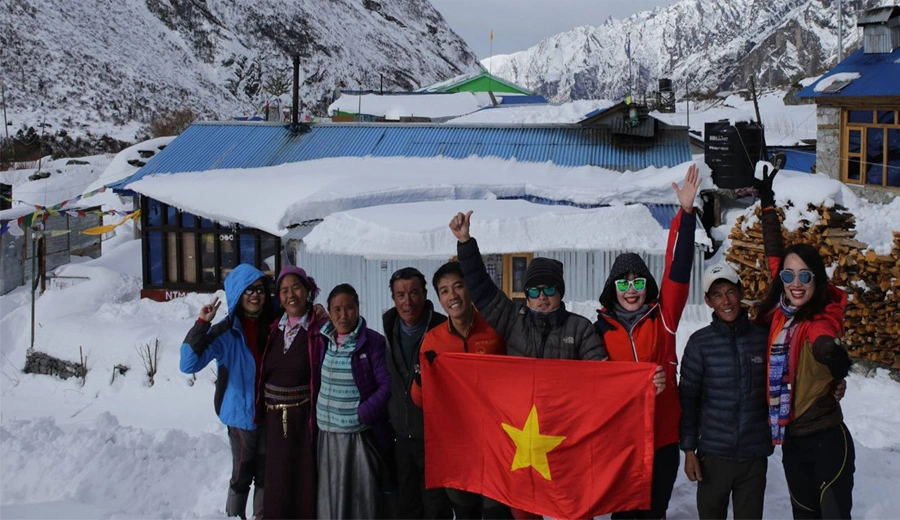 Group Picture with Vietnamese Clients