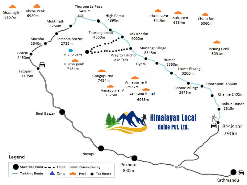 Annapurna Thorong La Pass Trek Cost